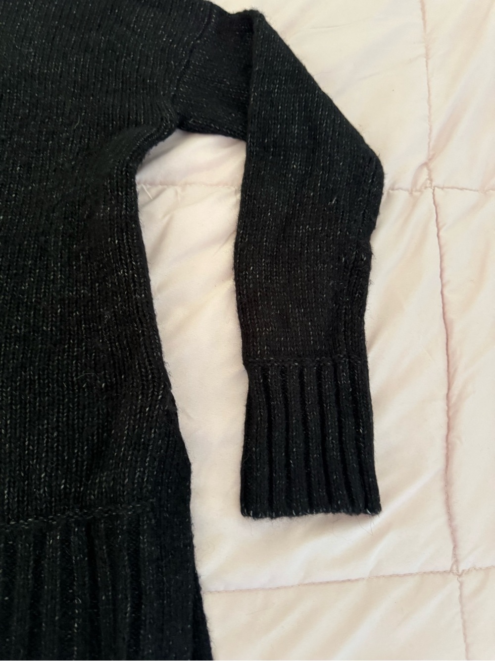 Everlane Cloud Oversized Black alpaca merino wool Turtleneck Sweater, size S - Picture 12 of 16